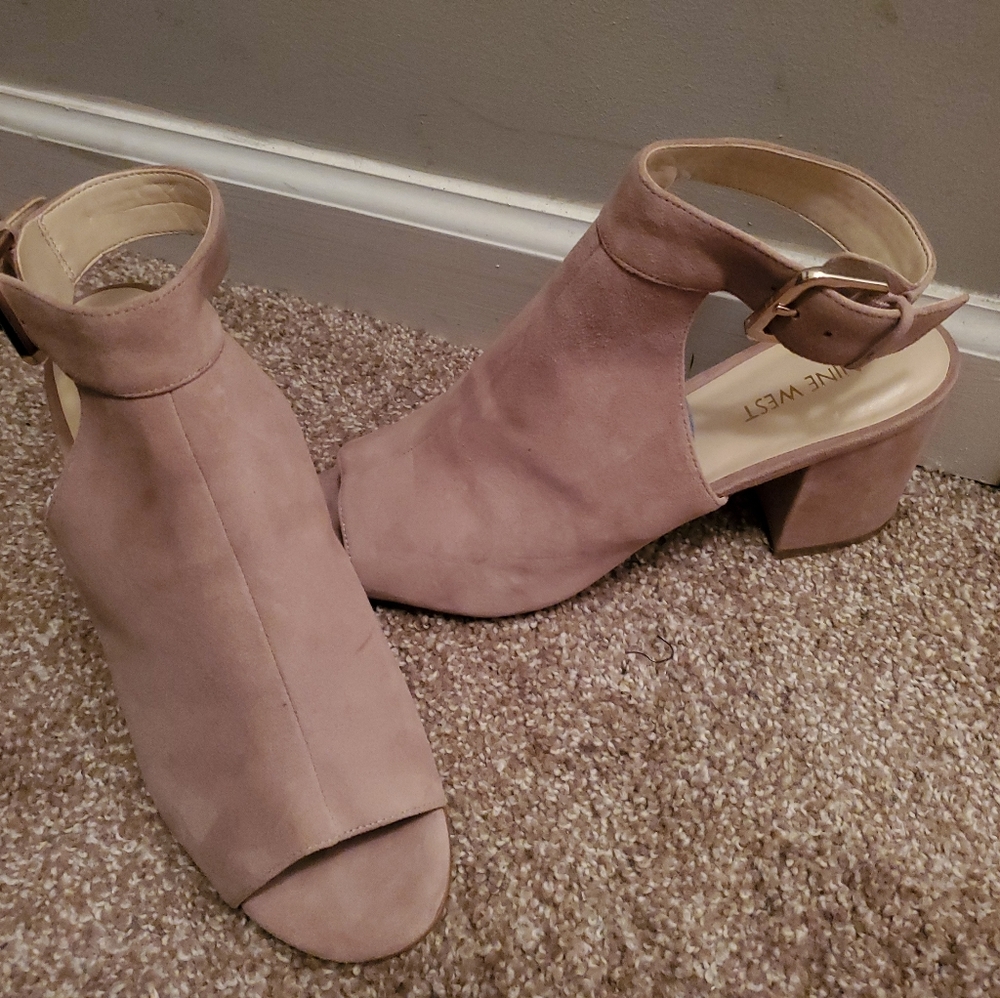 Nice west Taupe Suede Shoes